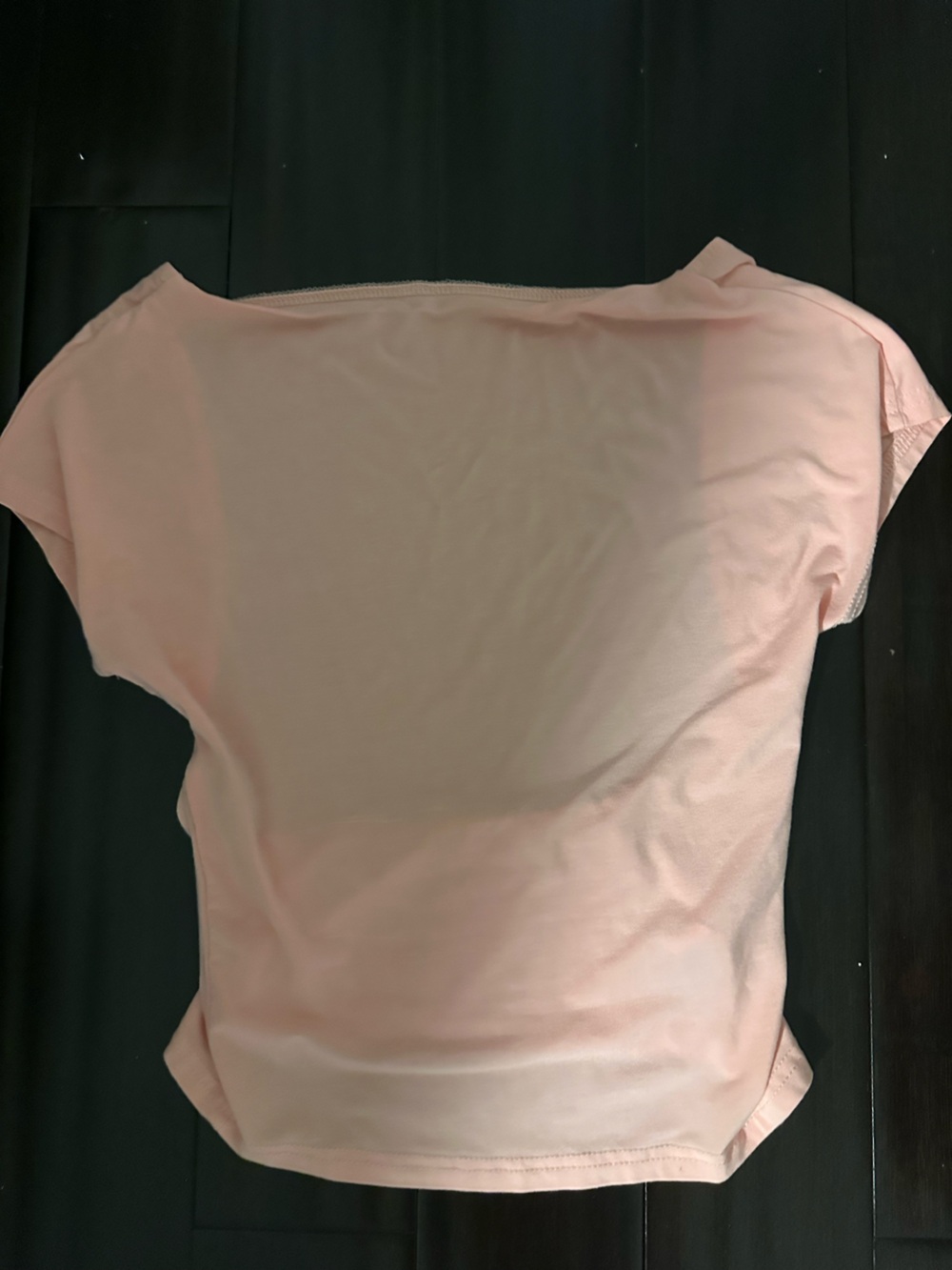Women's Blush Pink Short Sleeve Top
